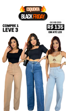 Kit 3 Calças Wide Leg — Esquenta Black Friday