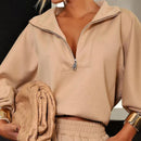 Conjunto Calça e Blusa Royal Comfort - Feito em Poliéster e Algodão