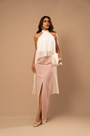 Conjunto Fenda Florença Bege