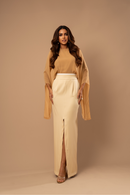 Conjunto Fenda Florença Bege