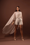 Conjunto Cropped Alça Short Mom Virginia Cookie