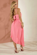 Vestido Midi Assimétrico