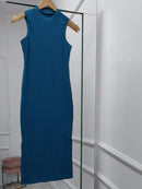 Vestido Midi Canelado Cibele