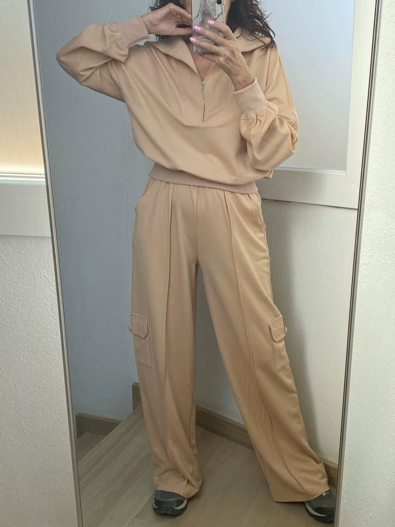 Conjunto Calça e Blusa Royal Comfort - Feito em Poliéster e Algodão 