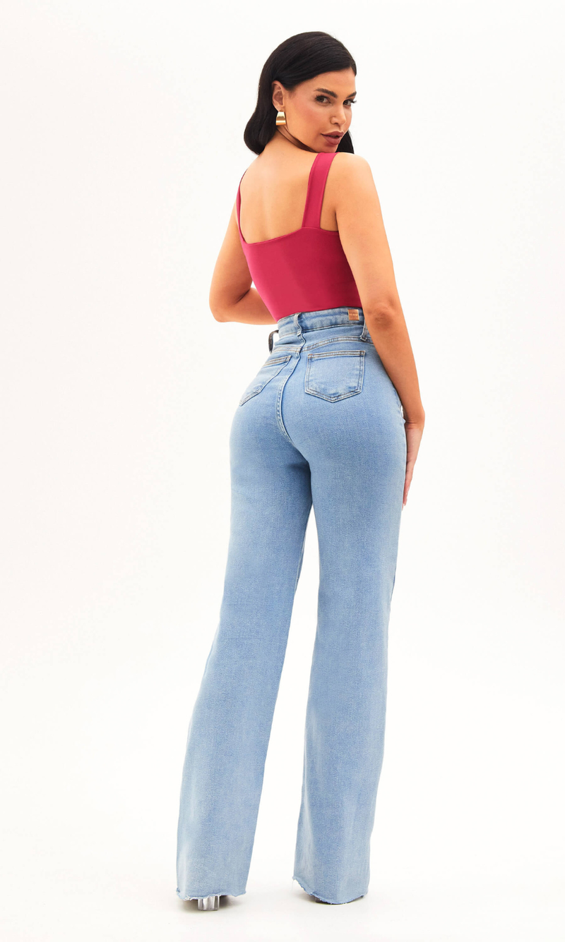 [PREÇO DE ATACADO] KIT CALÇA JEANS WIDE LEG ZAYA - COMPRE 1 LEVE 3
