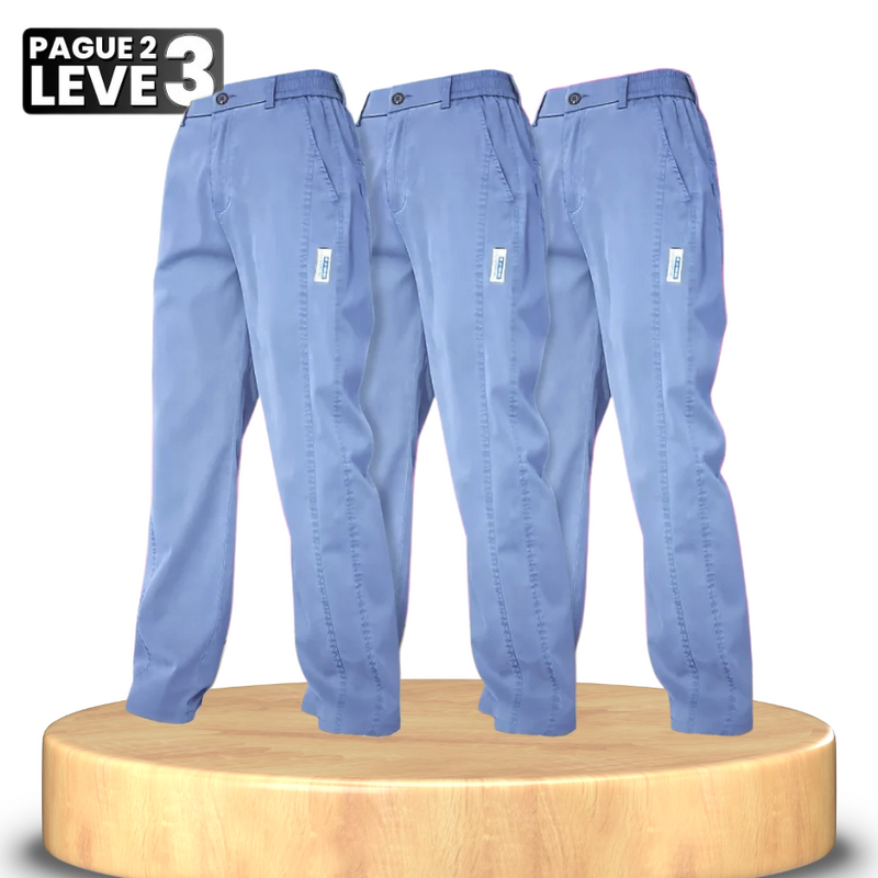 [Pague 2, Leve 3] + 2 Brindes - Calça Feminina Aurora em Malha de Seda Gelo e Poliéster (Sua Nova Peça Favorita!)