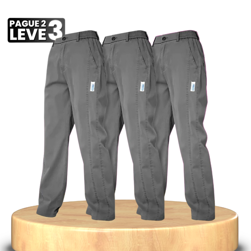 [Pague 2, Leve 3] + 2 Brindes - Calça Feminina Aurora em Malha de Seda Gelo e Poliéster (Sua Nova Peça Favorita!)