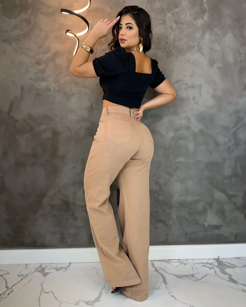 Kit 3 Calças Wide Leg — Esquenta Black Friday